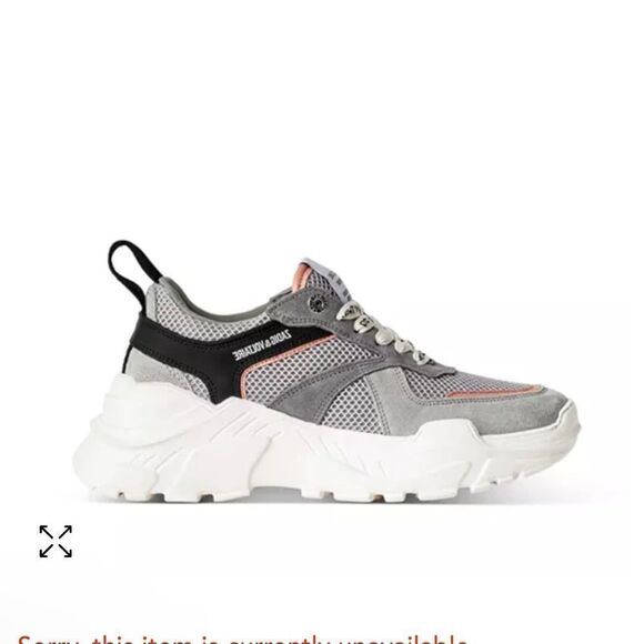 Zadig & Voltaire Gray and White Athletic Shoes - Picture 1 of 13